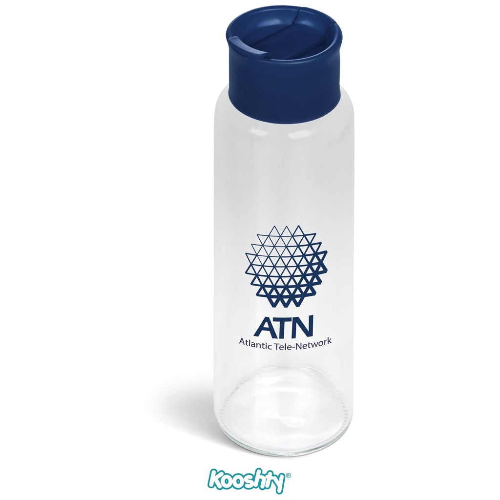 Kooshty Boost Glass Water Bottle - 700ml NAVY
