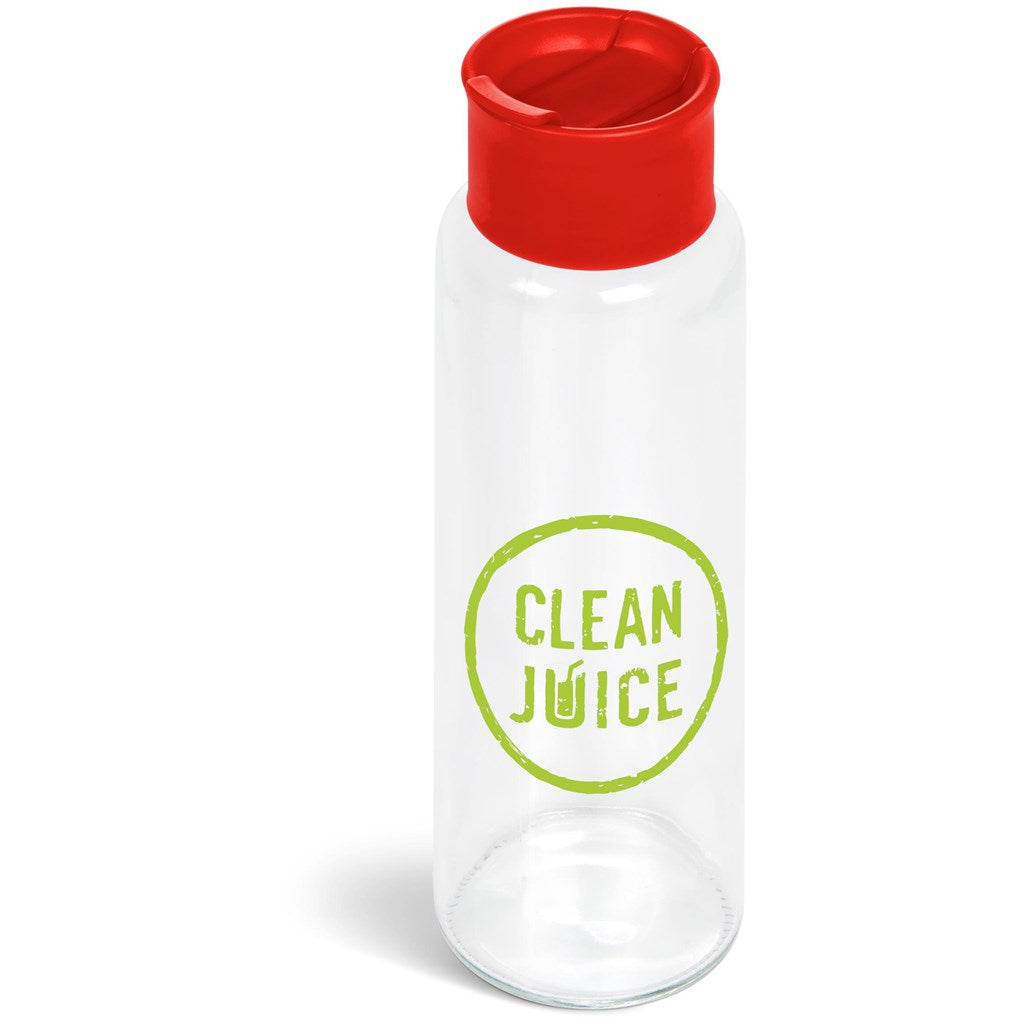Kooshty Boost Glass Water Bottle - 700ml RED