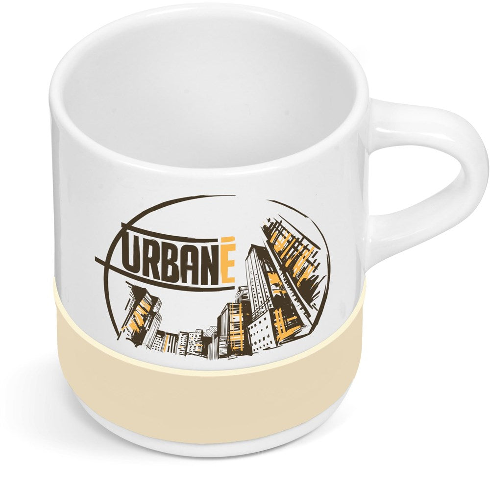 Kooshty Kaleido Sublimation Ceramic Mug - 320ML CREAM