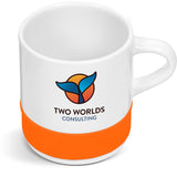 Kooshty Kaleido Sublimation Ceramic Mug - 320ML ORANGE