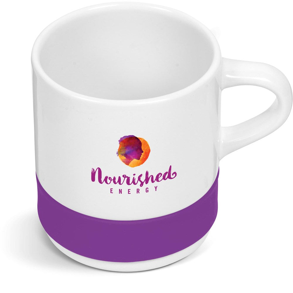 Kooshty Kaleido Sublimation Ceramic Mug - 320ML PURPLE