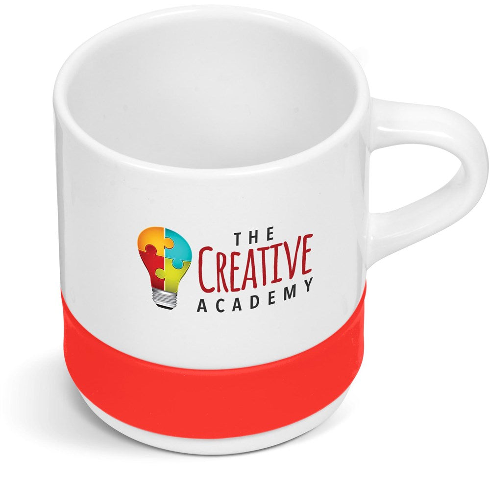 Kooshty Kaleido Sublimation Ceramic Mug - 320ML RED