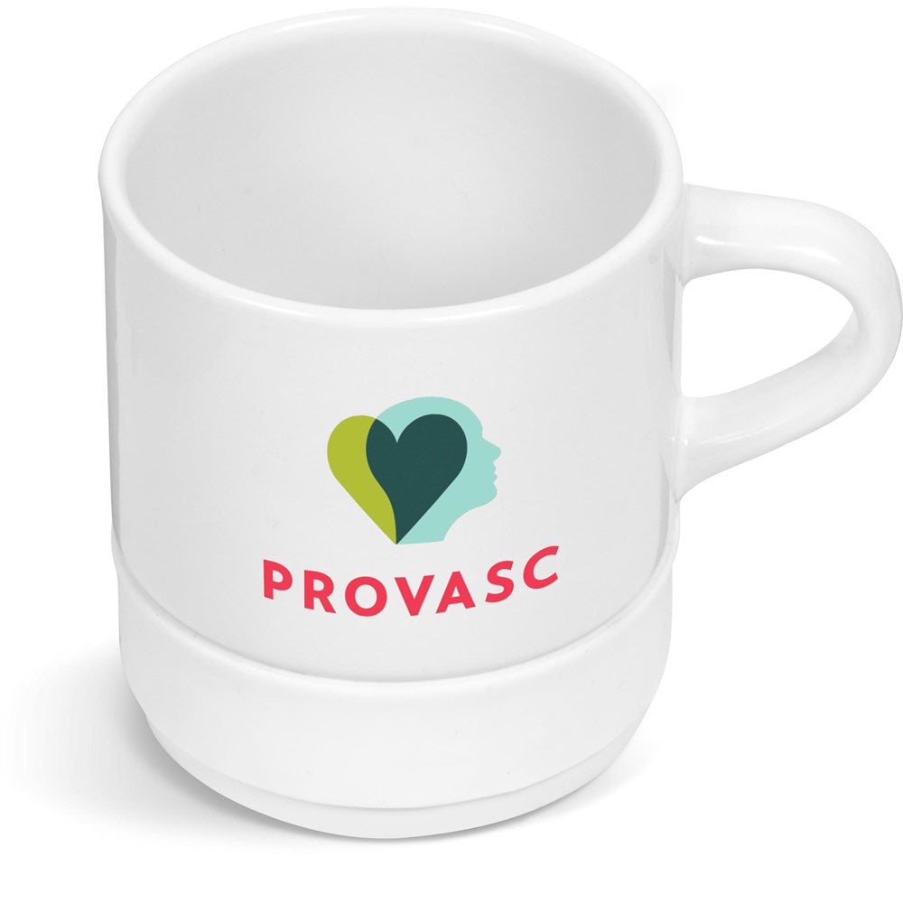 Kooshty Kaleido Sublimation Ceramic Mug - 320ML SOLID WHITE