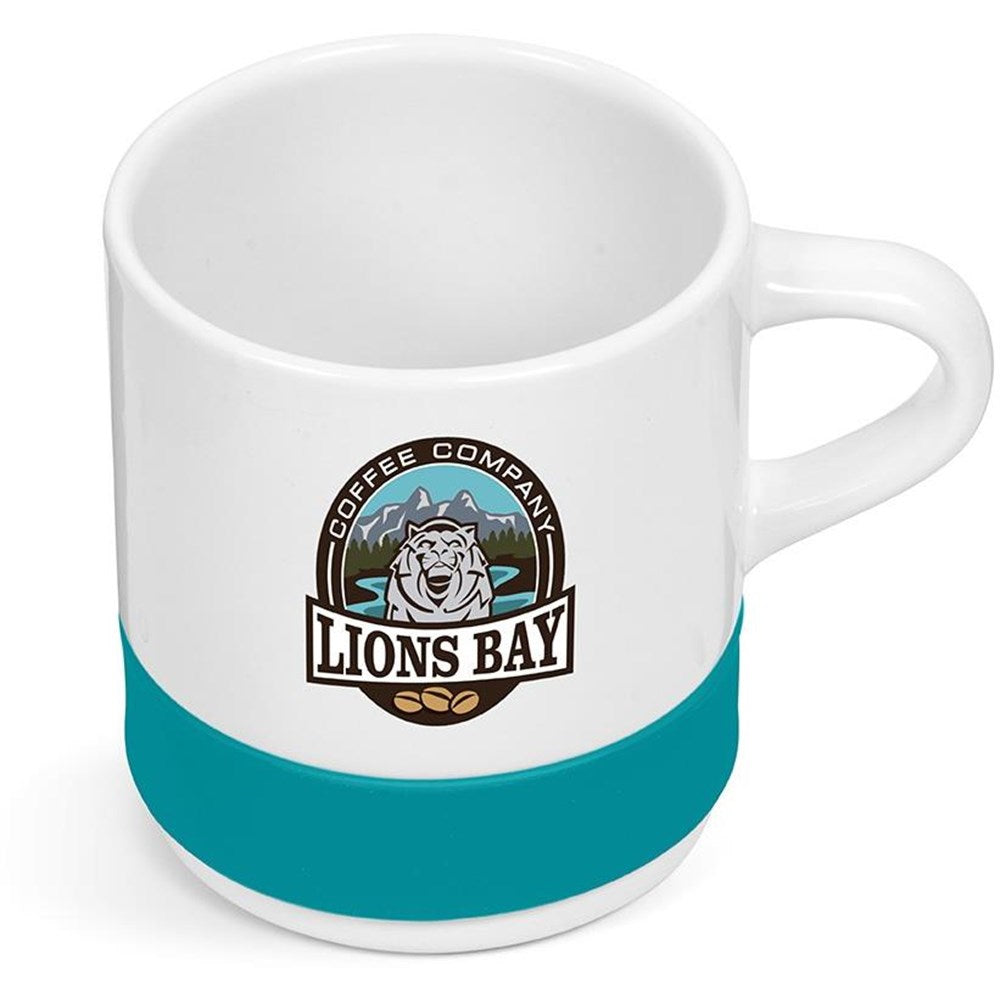 Kooshty Kaleido Sublimation Ceramic Mug - 320ML TURQUOISE