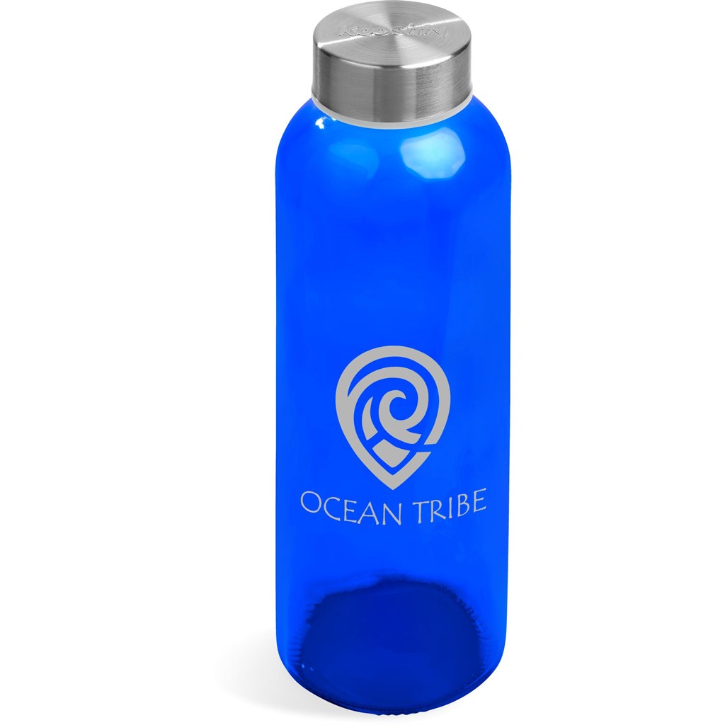 Kooshty Pura Glass Water Bottle - 500ML BLUE