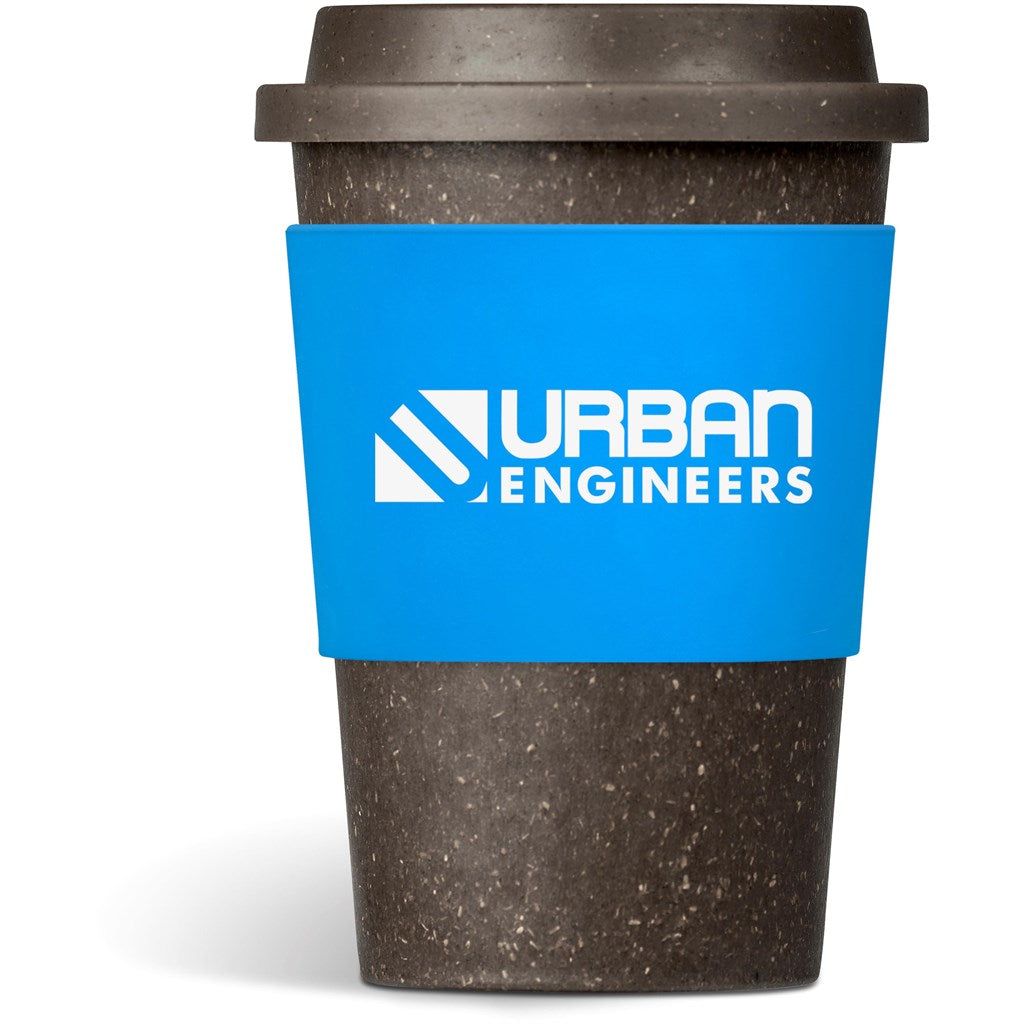 Kooshty Brown Bean Plastic Double-Wall Tumbler – 400ml CYAN