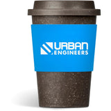Kooshty Brown Bean Plastic Double-Wall Tumbler – 400ml CYAN