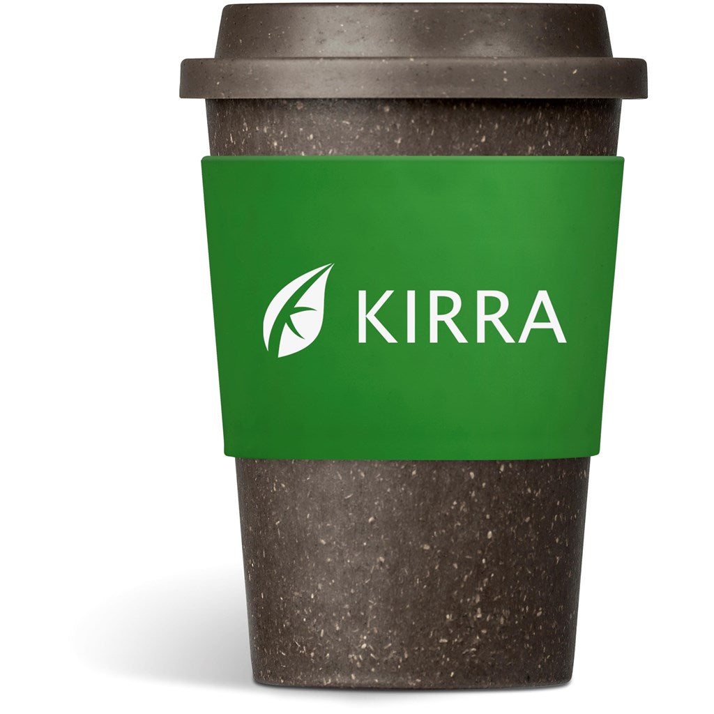 Kooshty Brown Bean Plastic Double-Wall Tumbler – 400ml GREEN