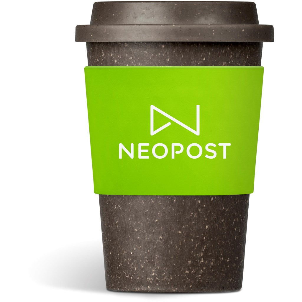 Kooshty Brown Bean Plastic Double-Wall Tumbler – 400ml LIME