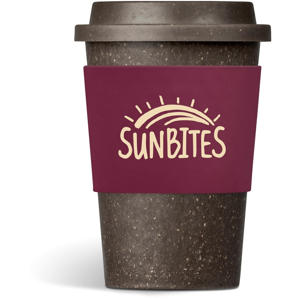 Kooshty Brown Bean Plastic Double-Wall Tumbler – 400ml MAROON