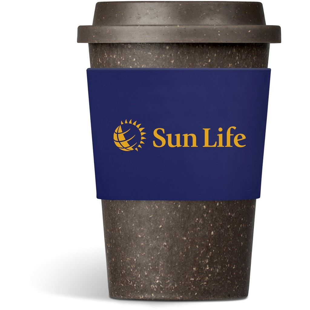 Kooshty Brown Bean Plastic Double-Wall Tumbler – 400ml NAVY