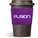 Kooshty Brown Bean Plastic Double-Wall Tumbler – 400ml PURPLE
