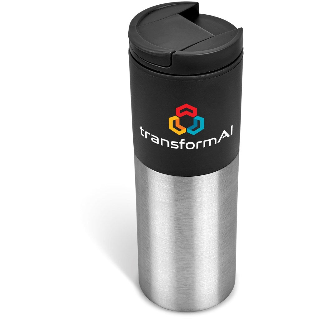 Kooshty Typhoon Stainless Steel & Plastic Double-Wall Tumbler - 450ml BLACK