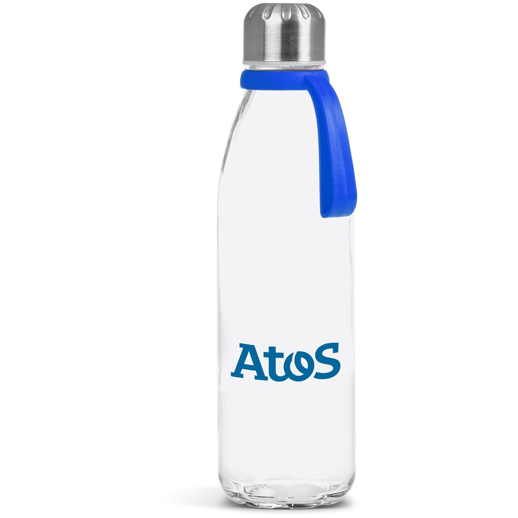 Kooshty Loopy Glass Water Bottle - 650ml BLUE