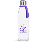 Kooshty Loopy Glass Water Bottle - 650ml PURPLE