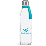 Kooshty Loopy Glass Water Bottle - 650ml TURQUOISE