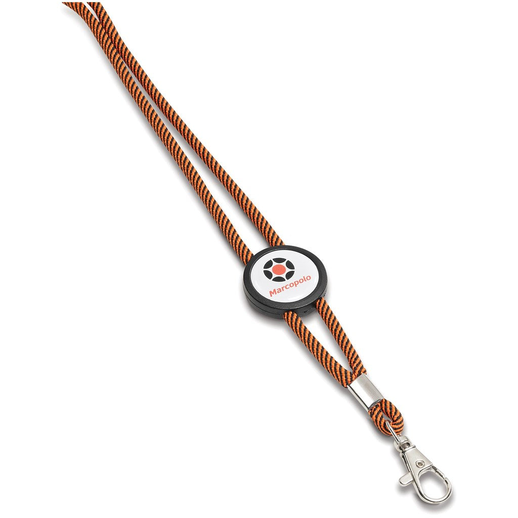 Altitude Candystripe Dome Lanyard ORANGE