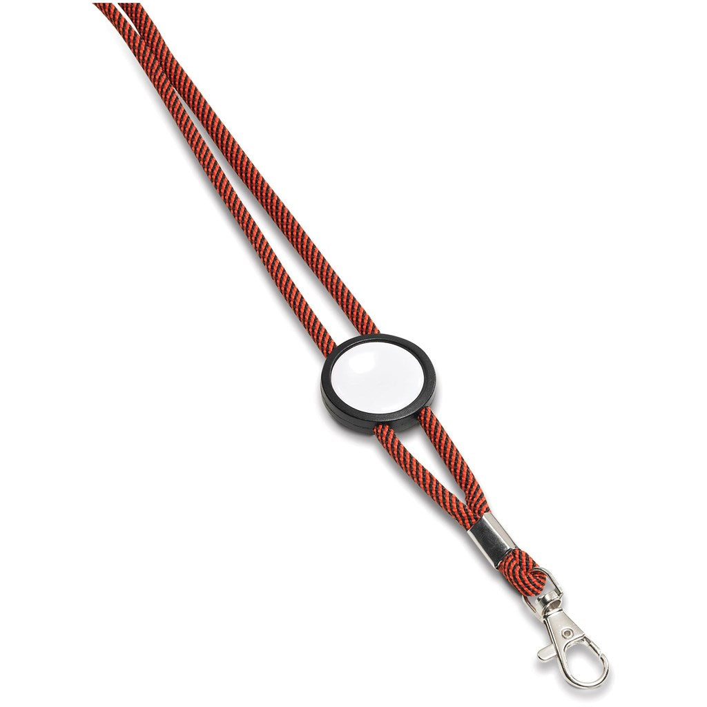Altitude Candystripe Dome Lanyard RED