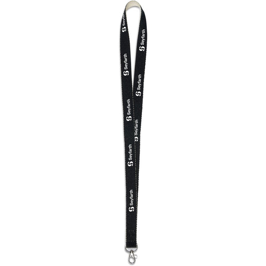 Altitude Taiga Recycled PET Lanyard BLACK