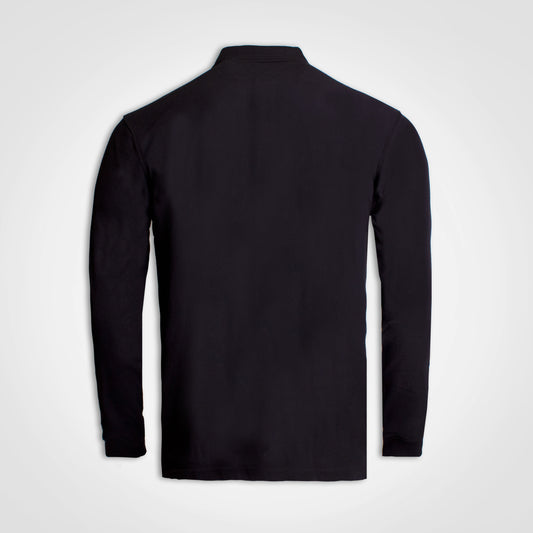 Long Sleeve Golfer Black