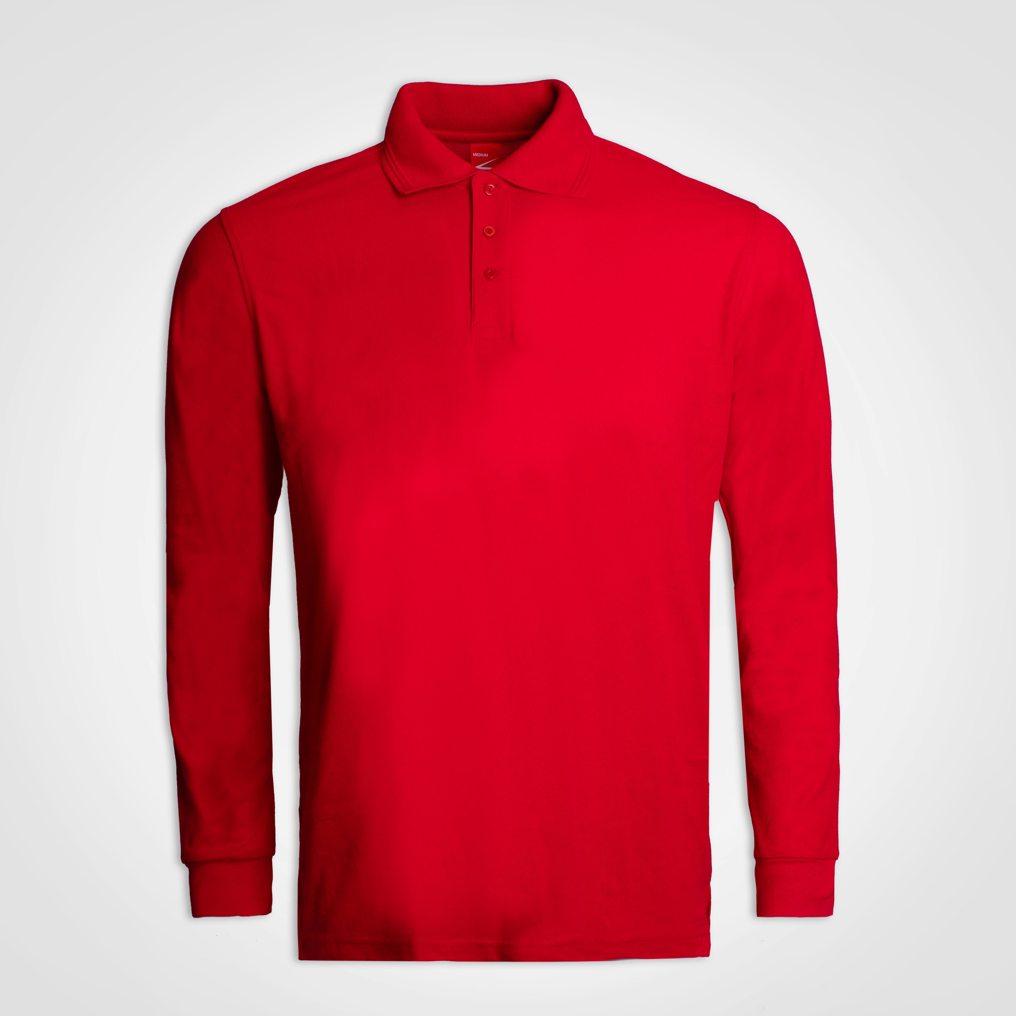 Long Sleeve Golfer Red