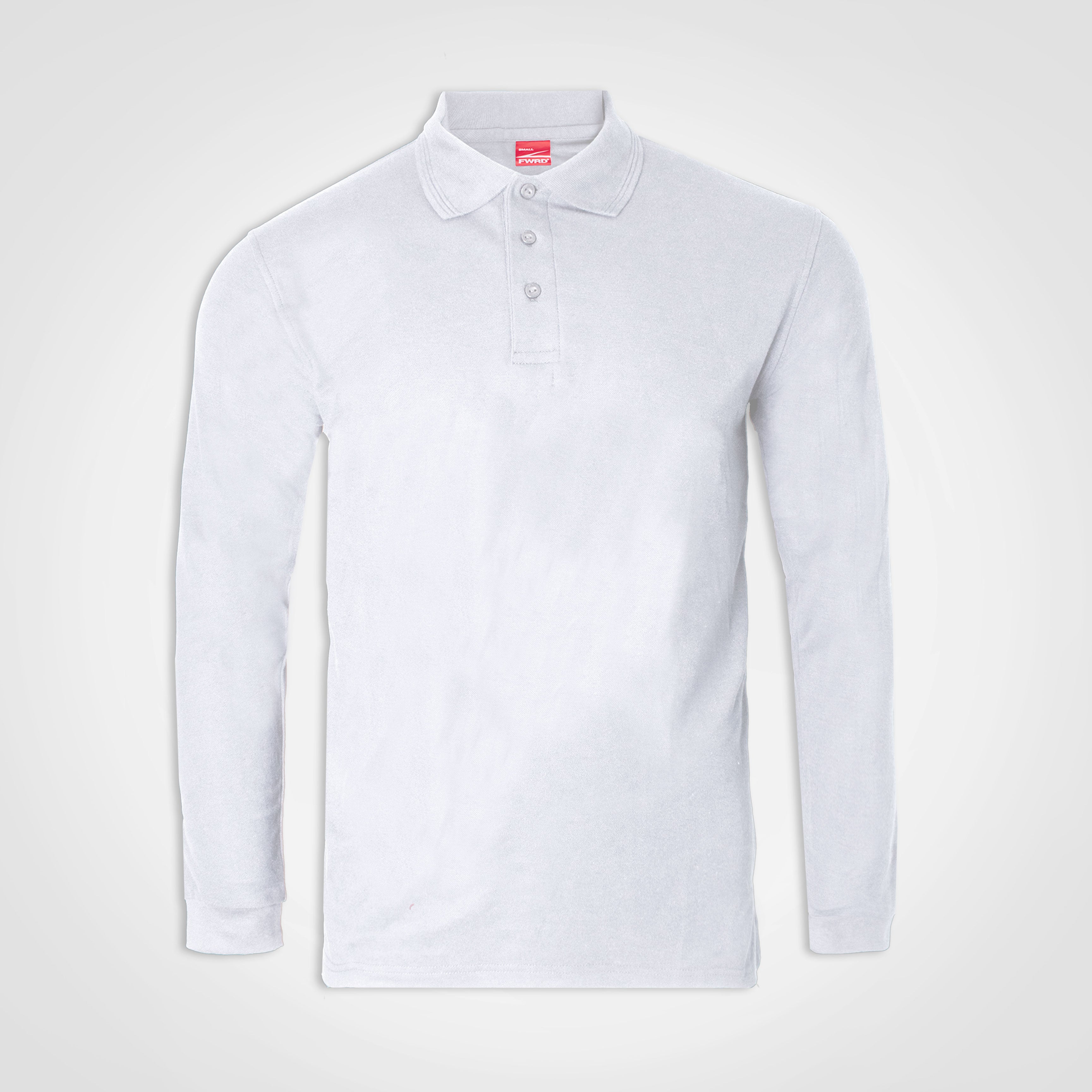 Long Sleeve Golfer White