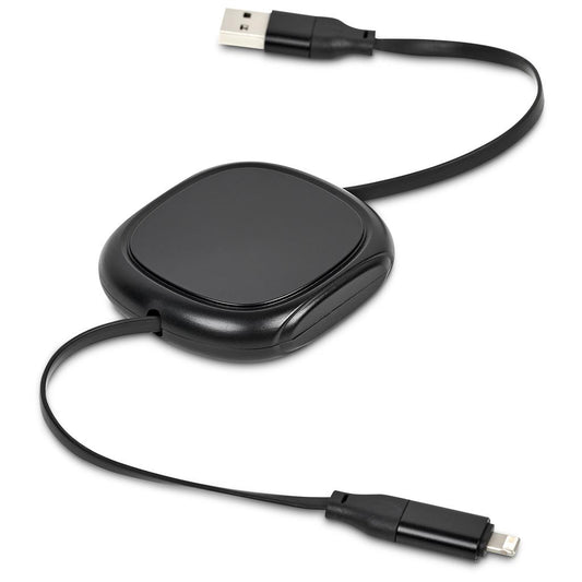 Altitude Balanko 4-in-1 Retractable Fast Charge 60W Cable Default Title BLACK