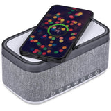 Serendipio Cumberland 10W Bluetooth Speaker Wireless Charger & Clock