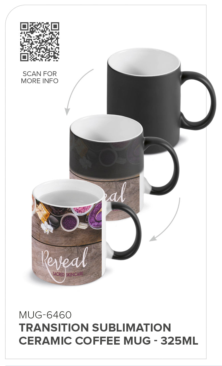Altitude Transition Sublimation Ceramic Coffee Mug - 325ml