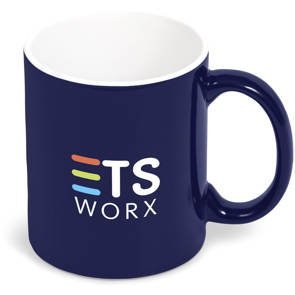 Omega Ceramic Coffee Mug - 330ml NAVY