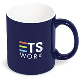 Omega Ceramic Coffee Mug - 330ml NAVY
