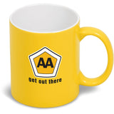 Omega Ceramic Coffee Mug - 330ml YELLOW