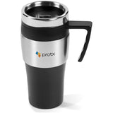 Altos Stainless Steel & Plastic Double-Wall Mug - 450ml BLACK