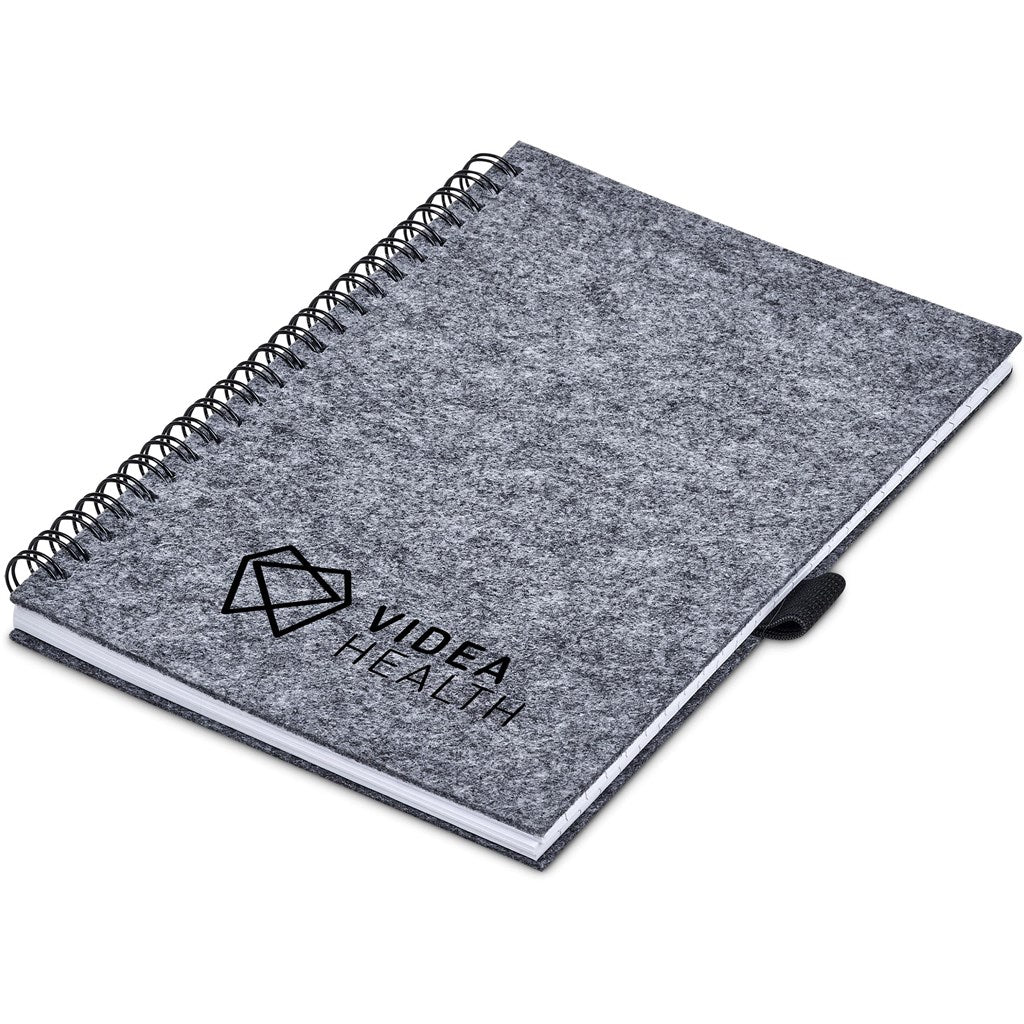 Okiyo Fuji Recycled PET Felt A5 Spiral Notebook