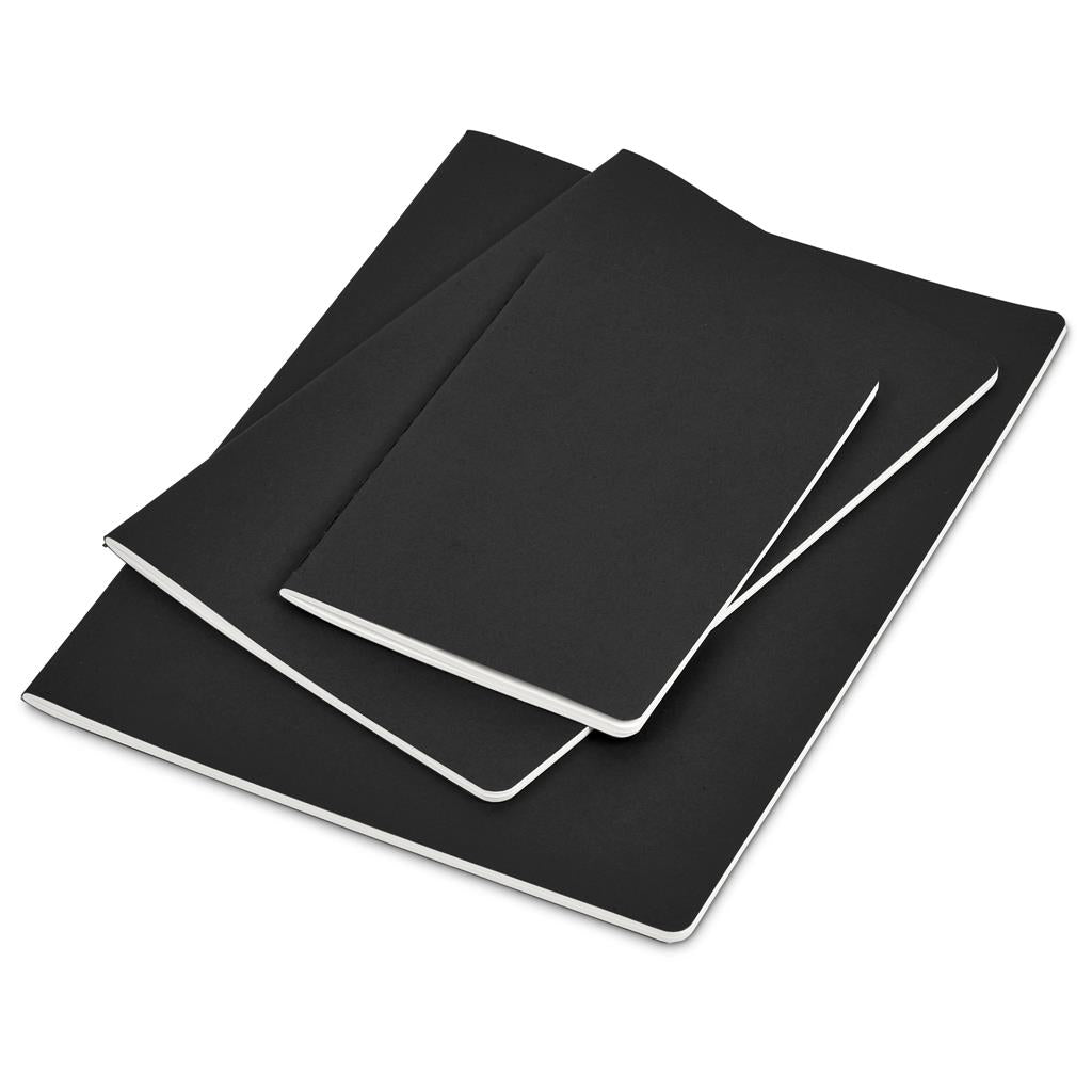 Okiyo Emika FSC Certified Paper A5 Soft Cover Notebook BLACK