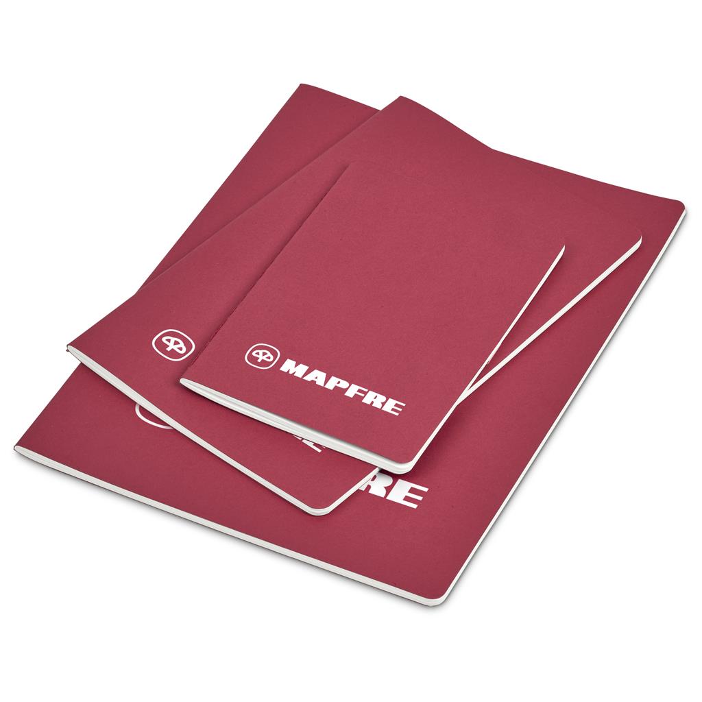 Okiyo Emika FSC Certified Paper A5 Soft Cover Notebook RED