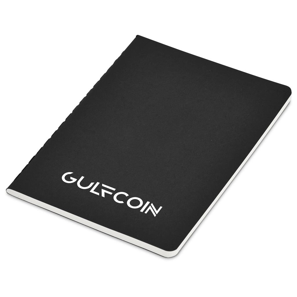 Okiyo Emika FSC Certified Paper A6 Soft Cover Notebook BLACK