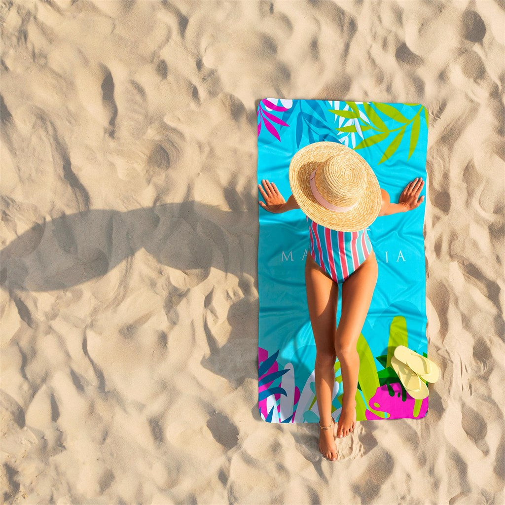 Hoppla Hula Beach Towel - Double-Sided Branding