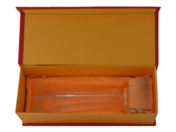 Large Pillar Crystal Trophy