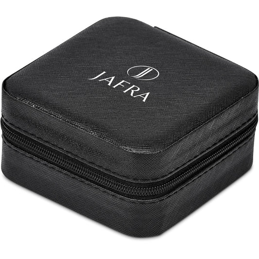 Eva & Elm Crystal Travel Jewellery Box BLACK