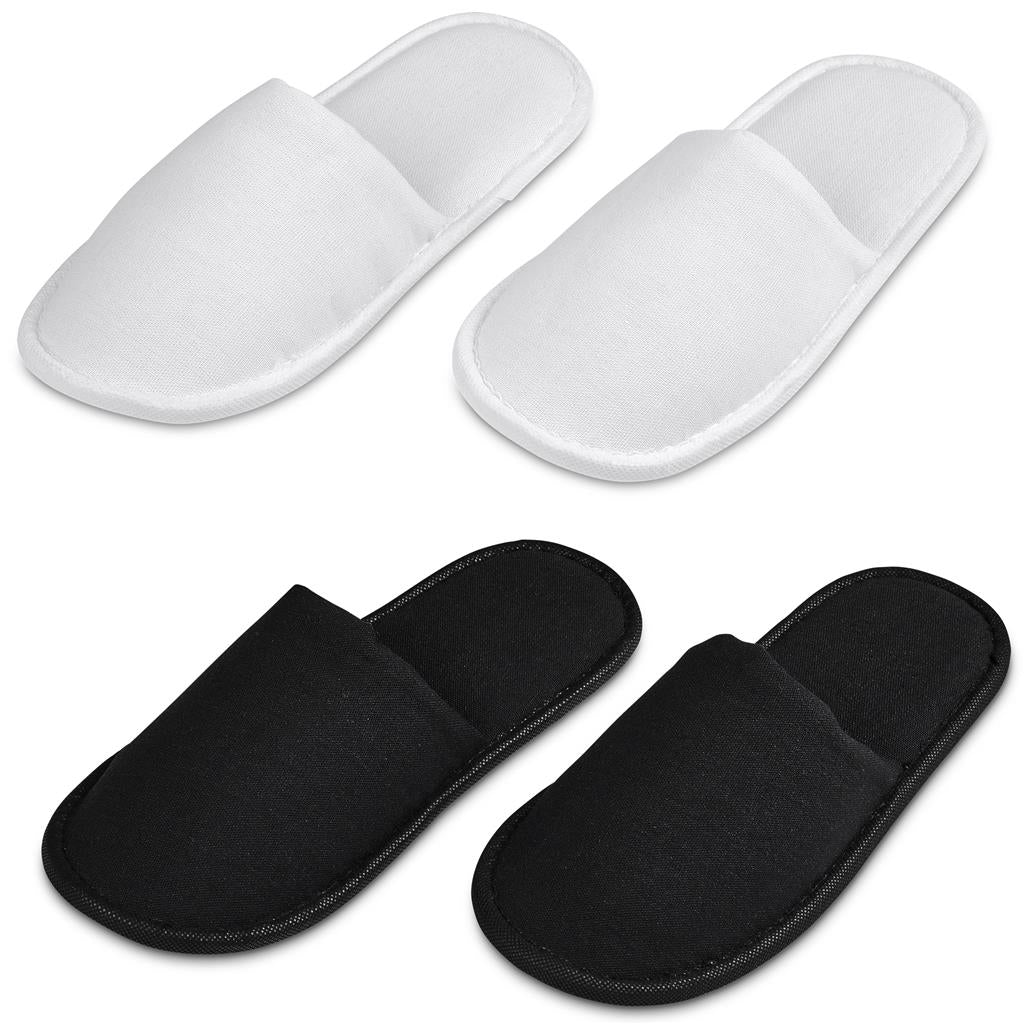 Serendipio Be Our Guest Linen Slippers