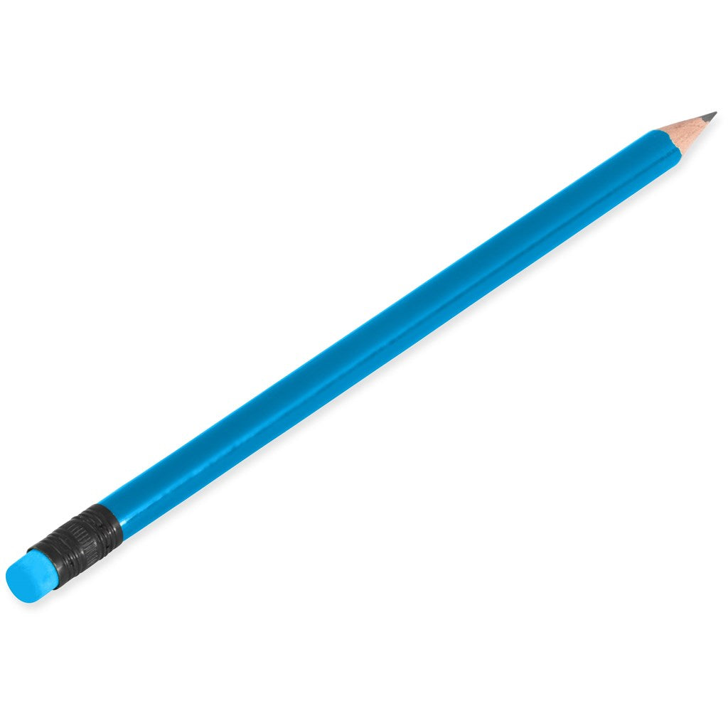 Altitude Brainiac Wooden Pencil CYAN