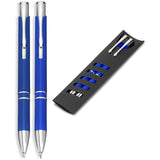 Electra Ball Pen & Pencil Set BLUE