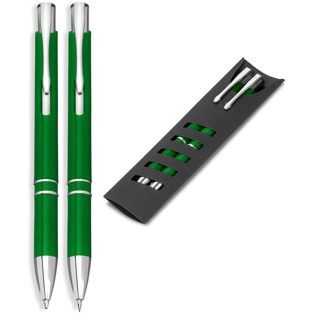 Electra Ball Pen & Pencil Set GREEN