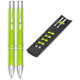 Electra Ball Pen & Pencil Set LIME