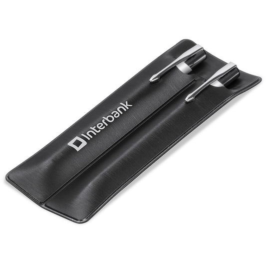 Altitude Marvin Double Pen Pouch (Excludes Pen) BLACK
