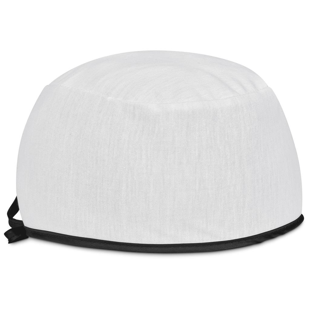Hoppla Halo Polyester Nurse Theatre Cap BLACK