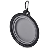 Altitude Poppy Collapsible Silicone Pet Bowl – 300ml GREY