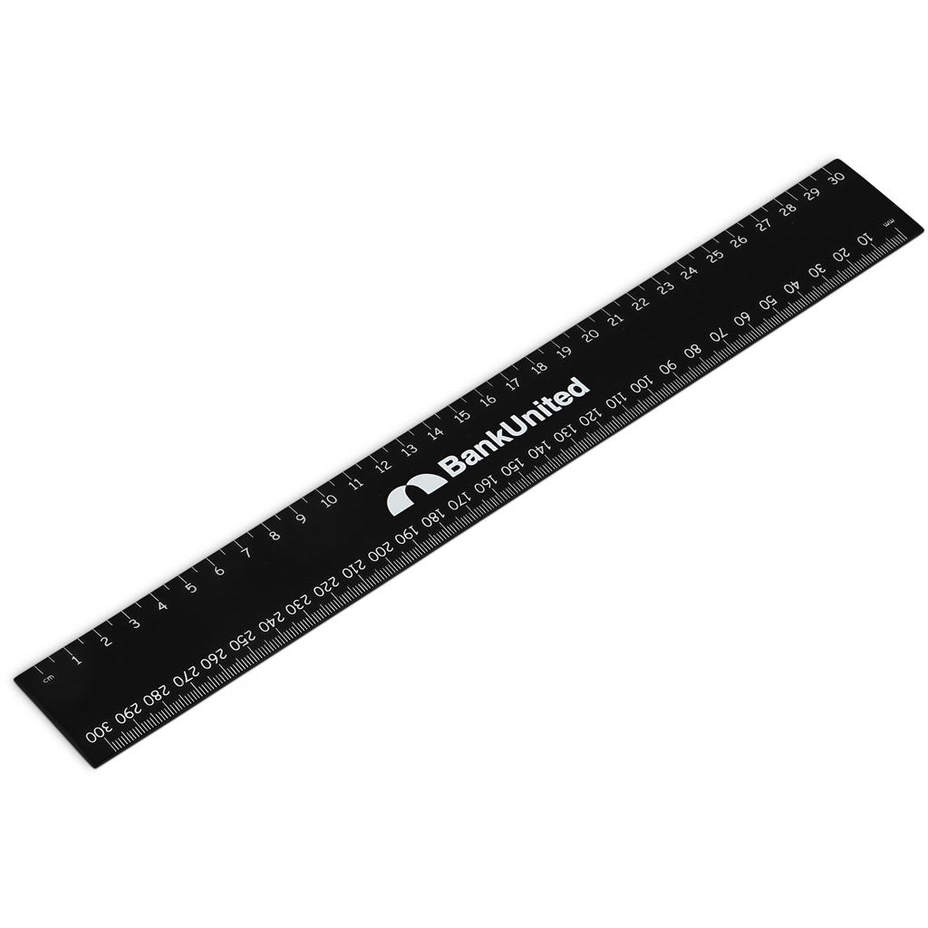 Altitude Frontline 30cm Ruler BLACK