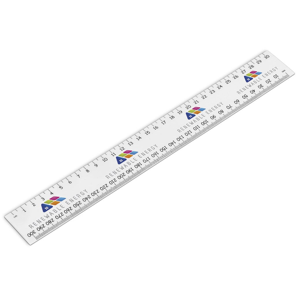 Altitude Frontline 30cm Ruler SOLID WHITE